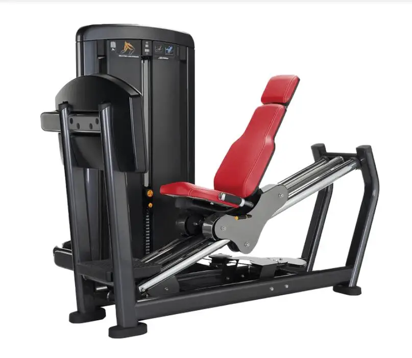 Huiti hack squat and leg press machine,  seated leg press machine, multifunction hammer strength bench press