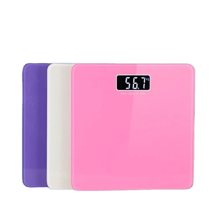 2022 Newest Factory Directly Supply Personal Weighing Body Fat Scale Digital Body Weight Scales with App Digital Display Square