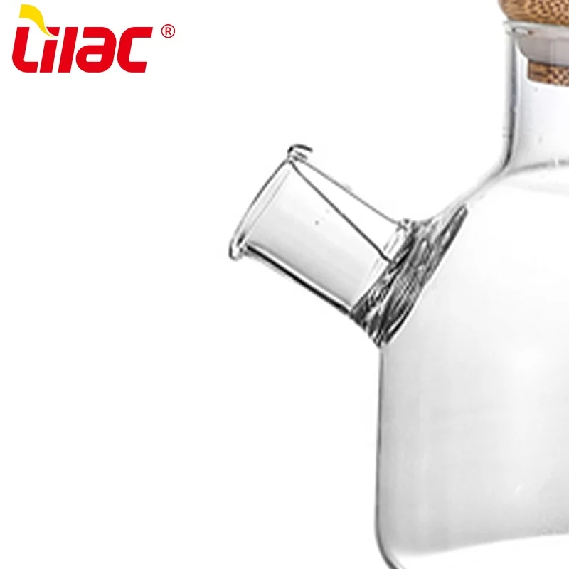 Lilac BSCI SGS LFGB Glass Water Pitcher Food & Beverage Manufacture Classic Glass Cup Juice Jug Set with Printed Design