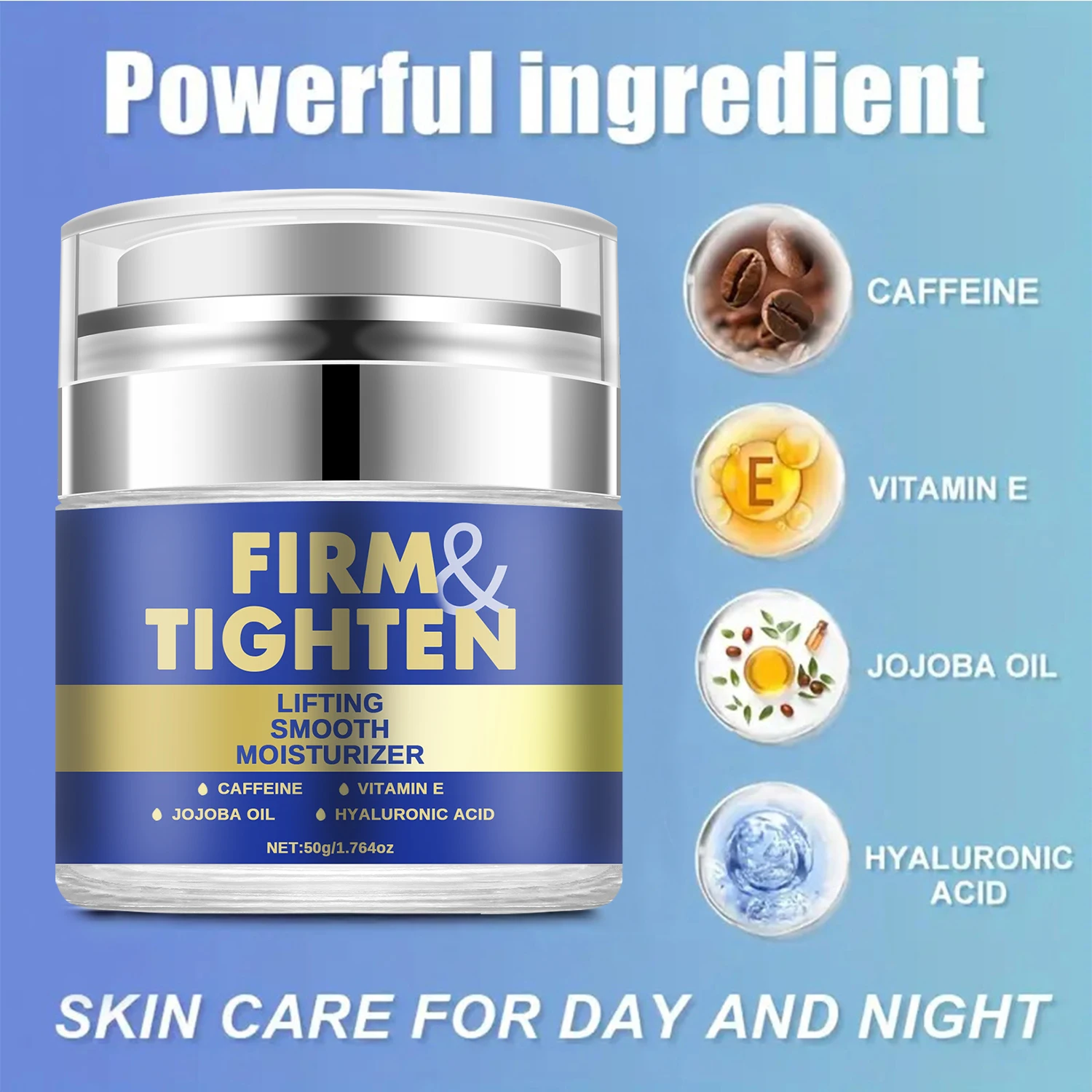 Beauty Products Skin Glowing Face Care Vitamins Hyaluronic Acid Elastic Firming Non-greasy Firming & Tightening Facial Cream