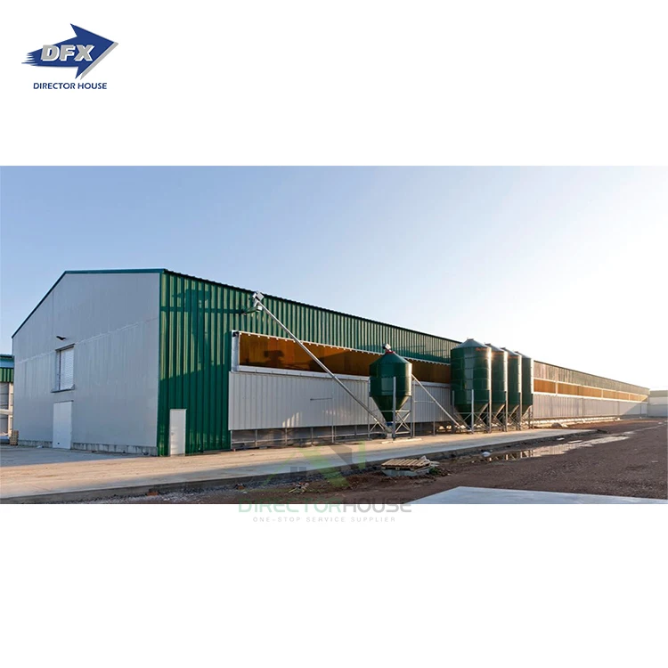 Modern Prefab Steel Structure Building Prefabricated Warehouse Workshop Aircraft Hangar Office Construction Material