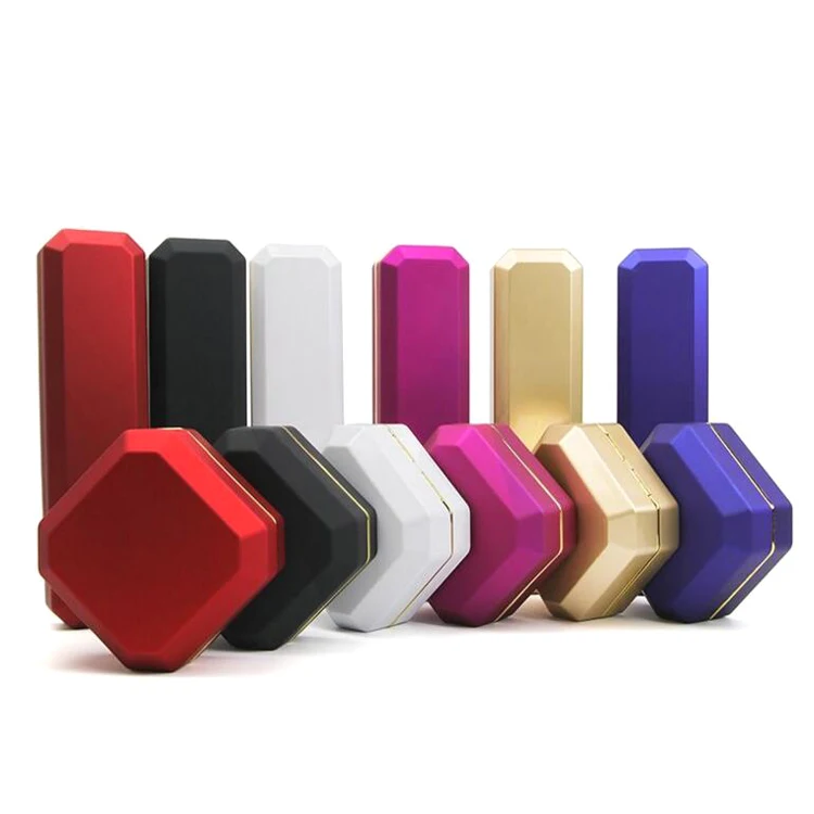 Organizer Storage LED Lighted Wedding Ring Boxes Plastic Earring Necklace Gift Box Jewelry Display
