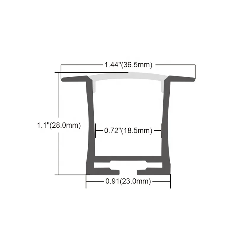 Customized Aluminium Oval Tube Clothes Poles Hanger Rod For Wardrobe Light Strip Housing Extrusion LED Aluminum Profile