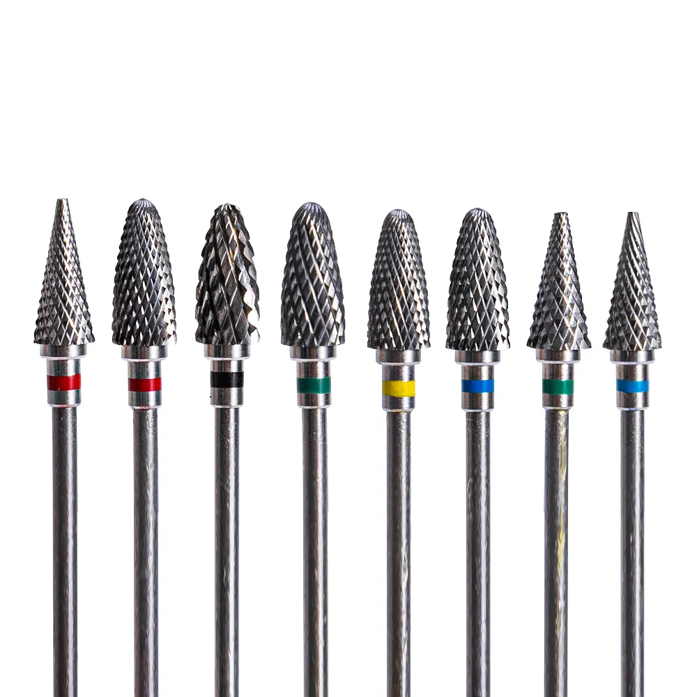 Hard tungsten carbide alloy safety manicure tool tungsten carbide drill nail