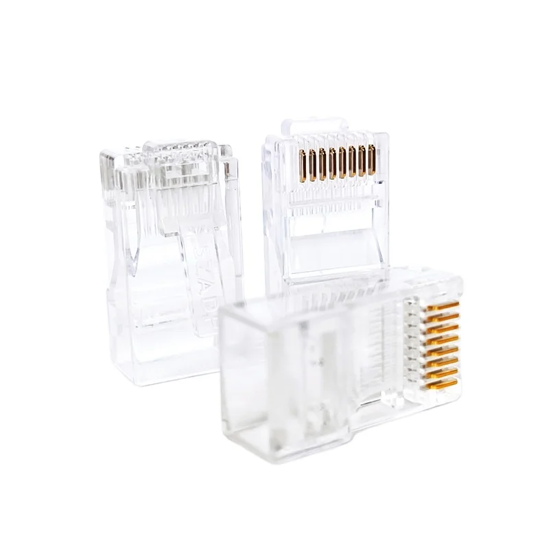 ADP высокое качество низкая цена Cat6 Cat5e RJ45 штекер 3U кристалл штекер/разъем 50 шт. в