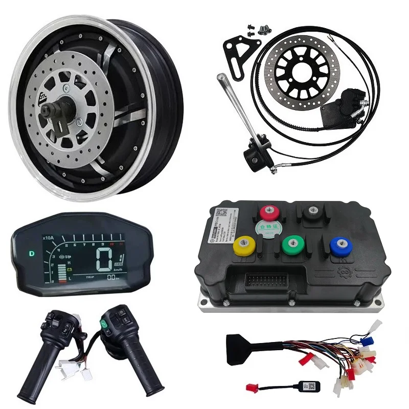 QS MOTOR 13INCH 8000W Electric Scooter Conversion Kits with fardriver Bluetooth Controller Max. Speed 120kph