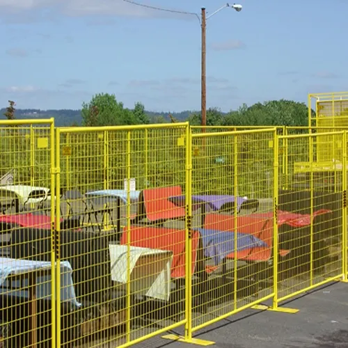 Стандартная передвижная панель временного строительного ограждения для безопасности мероприятий