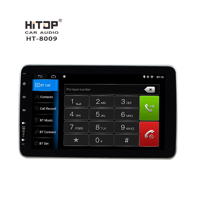  Универсальный 9 дюймов сенсорный экран Wifi USB GPS Android автомобильный радиоприемник 2