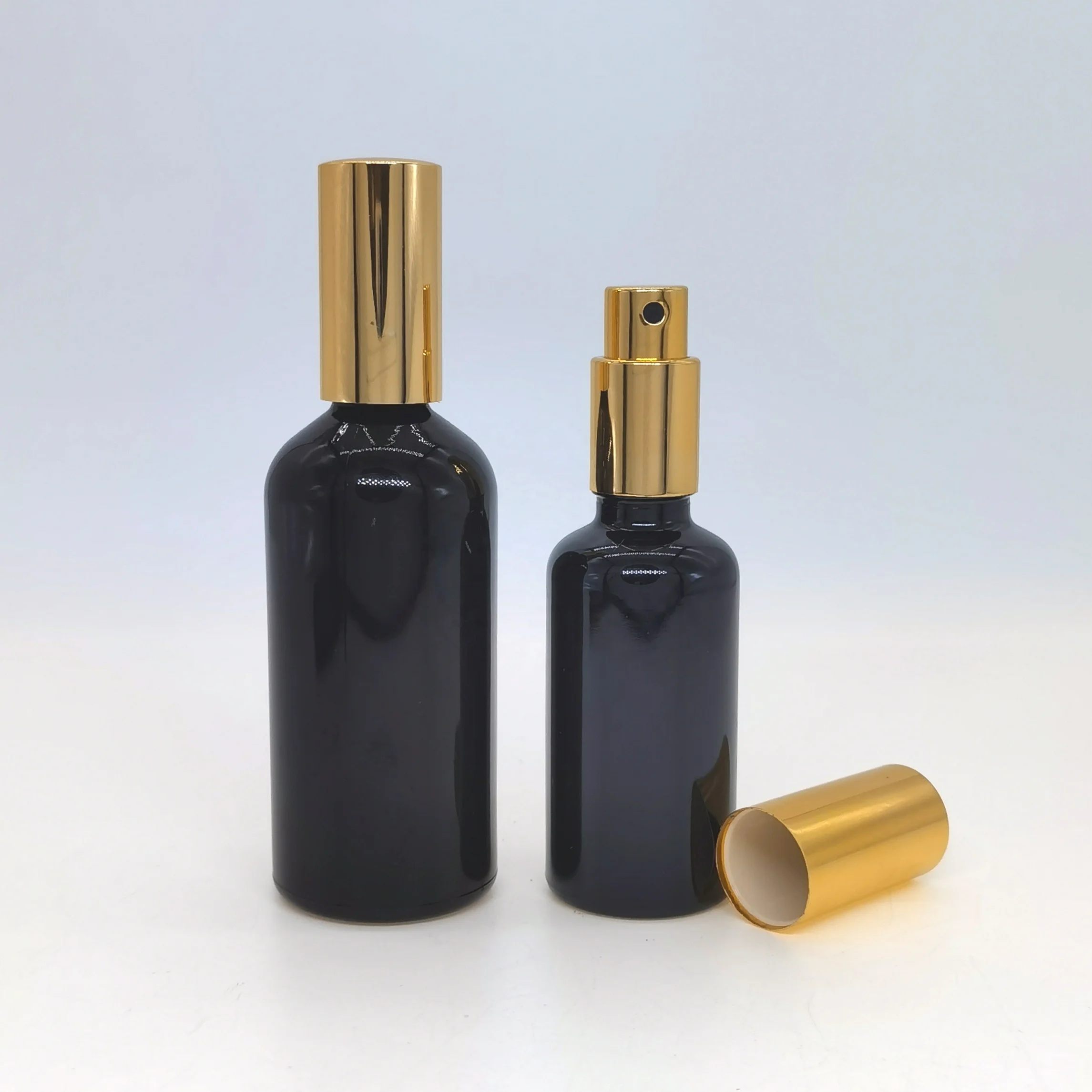 18/410 18/415 Gold aluminum perfume fine mist spray pump with cap