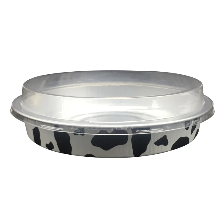 
6' Round Disposable Small Aluminum Foil Tart/ Pie Tin Foil Pans For Baking, Cooking, Storage & Reheating 