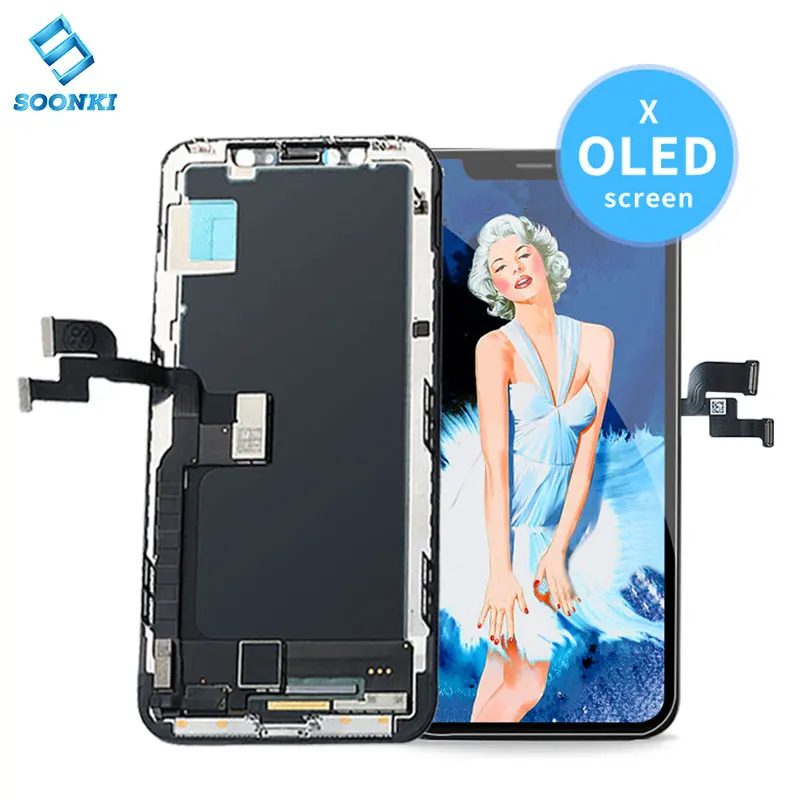 display lcd for iphone xs screen replacement for iphone xs lcd pantalla for iphone xs screen soft oled