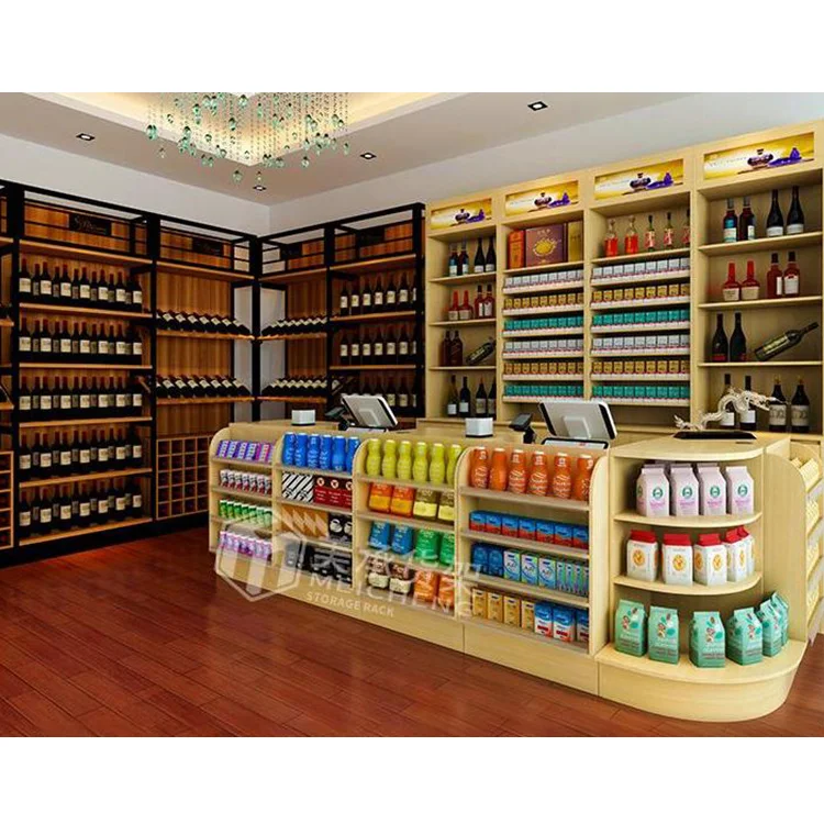 Meicheng Custom Color Wholesale Convenience Store Checkout Counters For Supermarkets