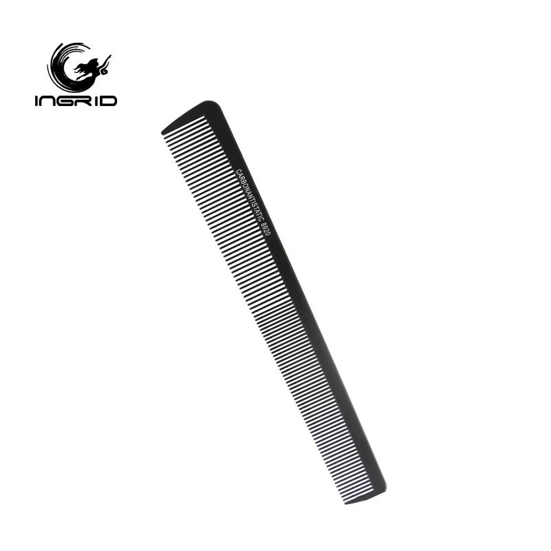 Профессиональные салонные гребни для укладки волос с высокой термостойкостью, гребни для стрижки волос из углеродного волокна