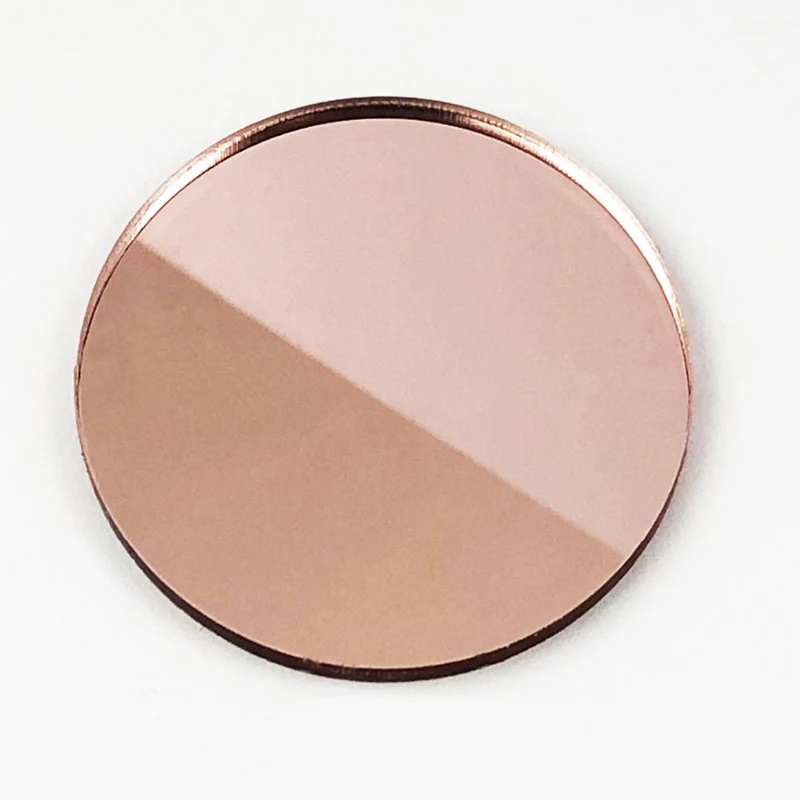 Индивидуальные круглые акриловые зеркальные диски, цветные акриловые зеркальные круги, круглые акриловые зеркала