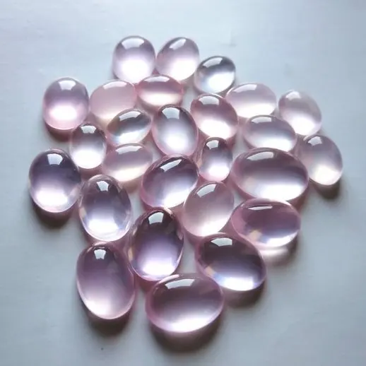 Natural Stone Rose Quartz Oval Cabochon  3*2mm