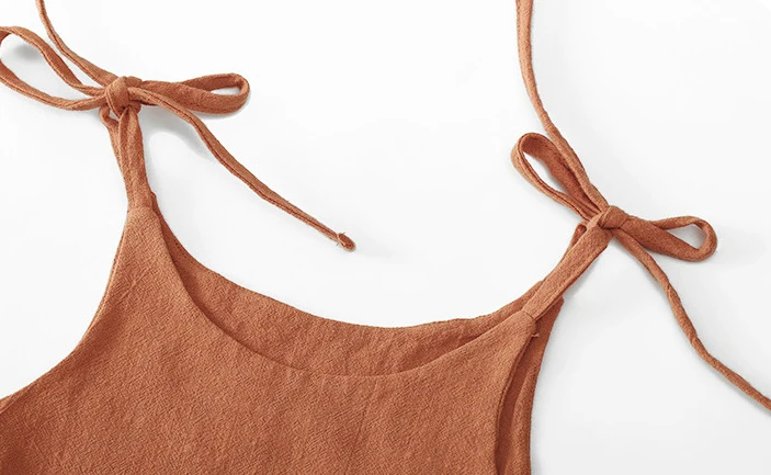 Wholesale Toddler Girls Summer Slip Dresses New Born Baby Dress Linen Cotton Plain Baby Dress