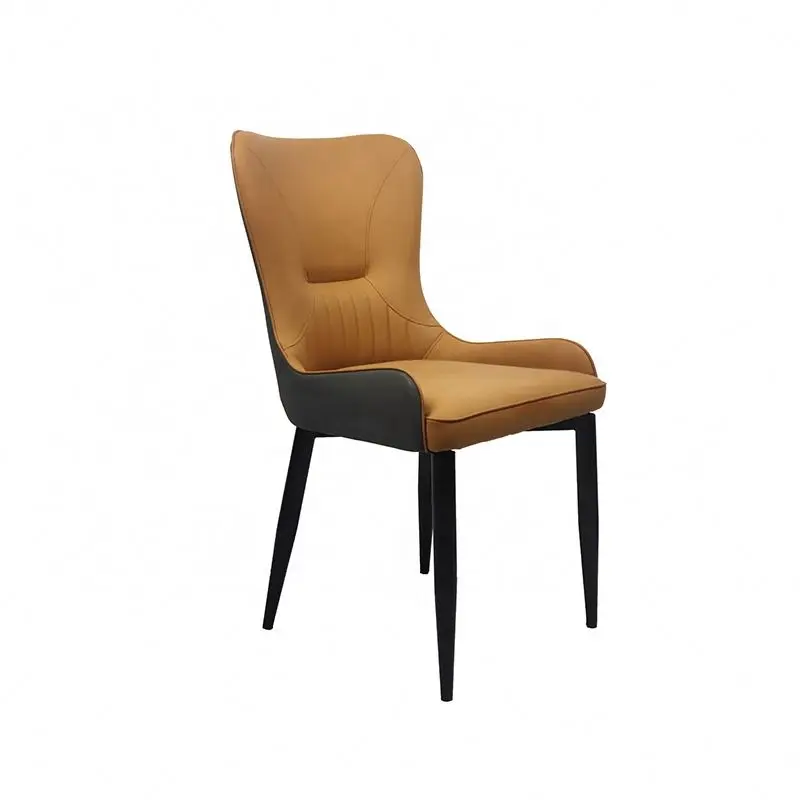 Современная Северная мебель для столовой ресторана середины века уличное кухонное кресло кожаные обеденные стулья набор