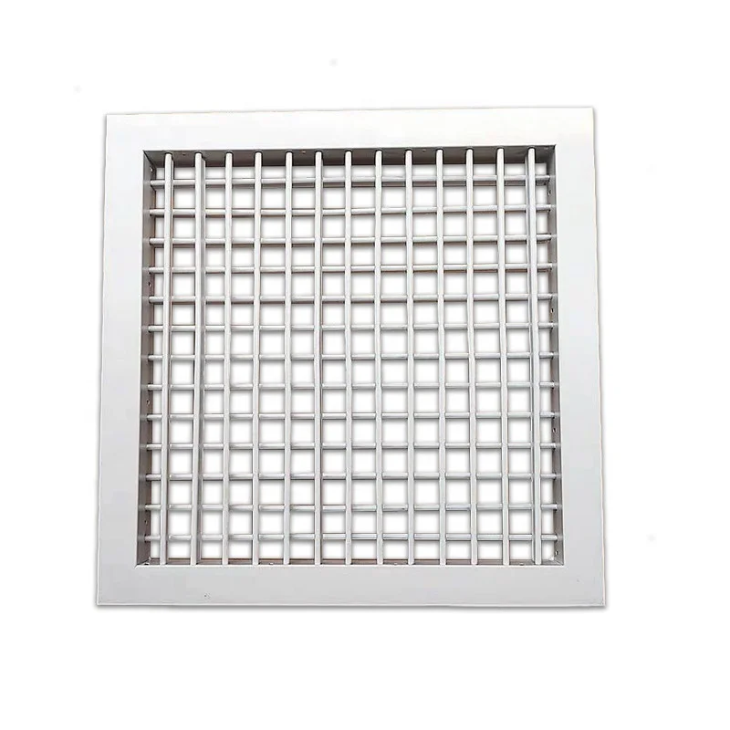 Industrial commercial double layer louver air vent air condition floor air vent grille ventilation system adjustable louver vent