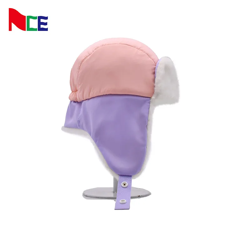 Winter Trooper Hat Customized Faux Fur Ear Flap Trapper Russia Hat Padded Trooper Hat for Men Women