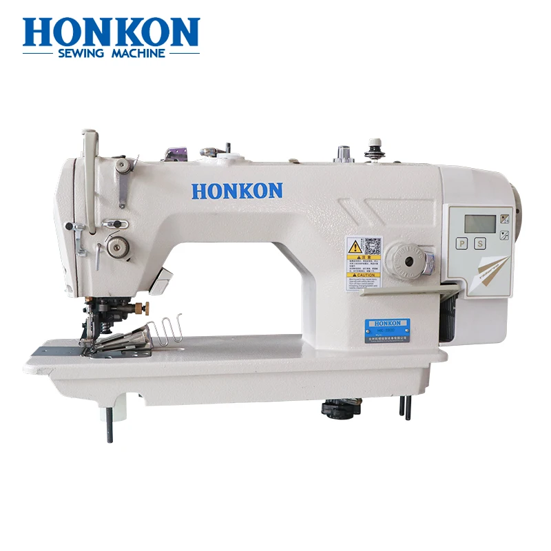 HK-5280Ready to Ship in Stock Fast Dispatch Mechatronics High Speed Computerized Lockstitch Sewing Machine with Edge Cutter