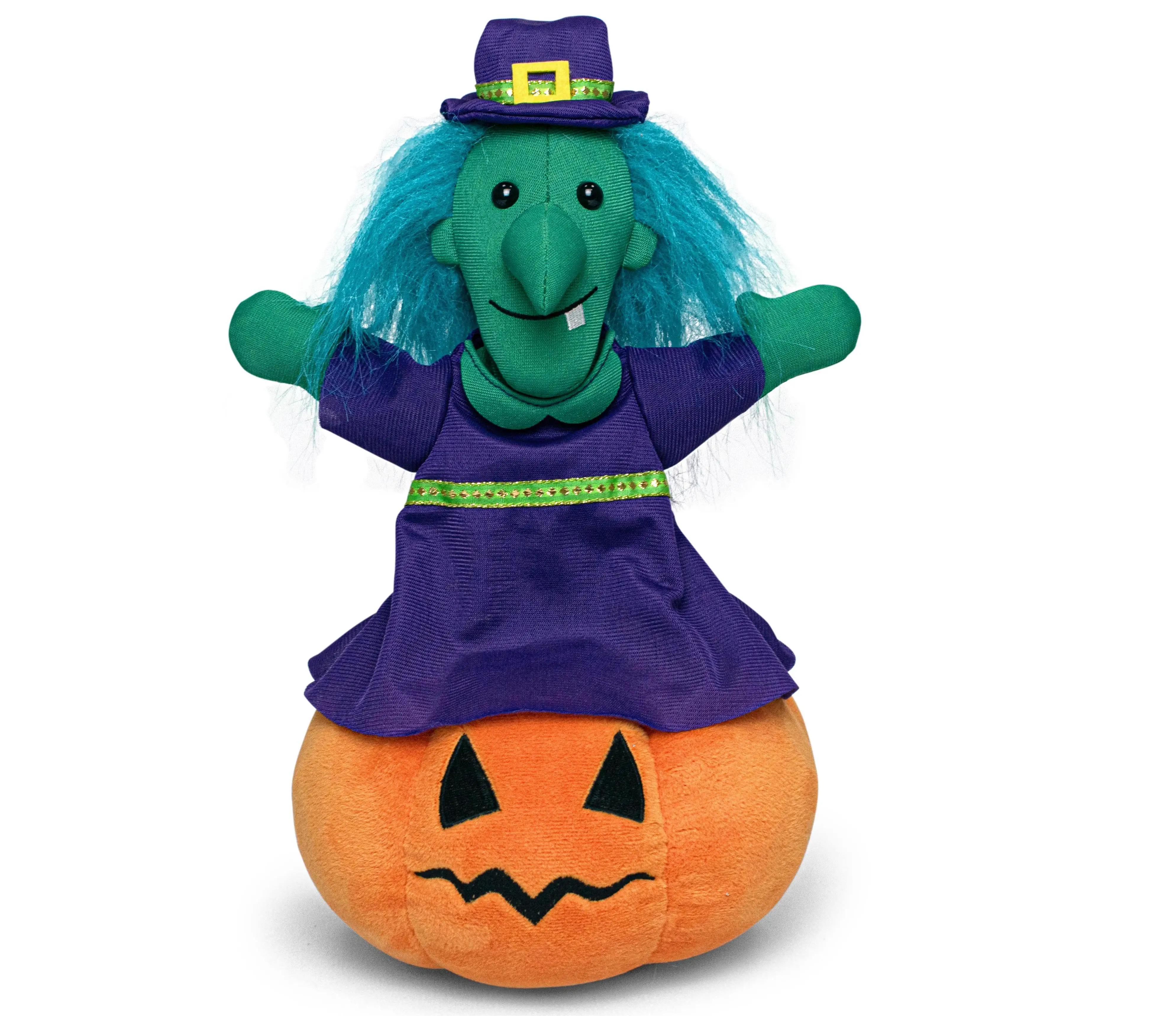 Amazing Circus Plush Ghost Toys Ferocious Witch Dolls Halloween Dancing Witch Pumpkin Stuffed Plushie
