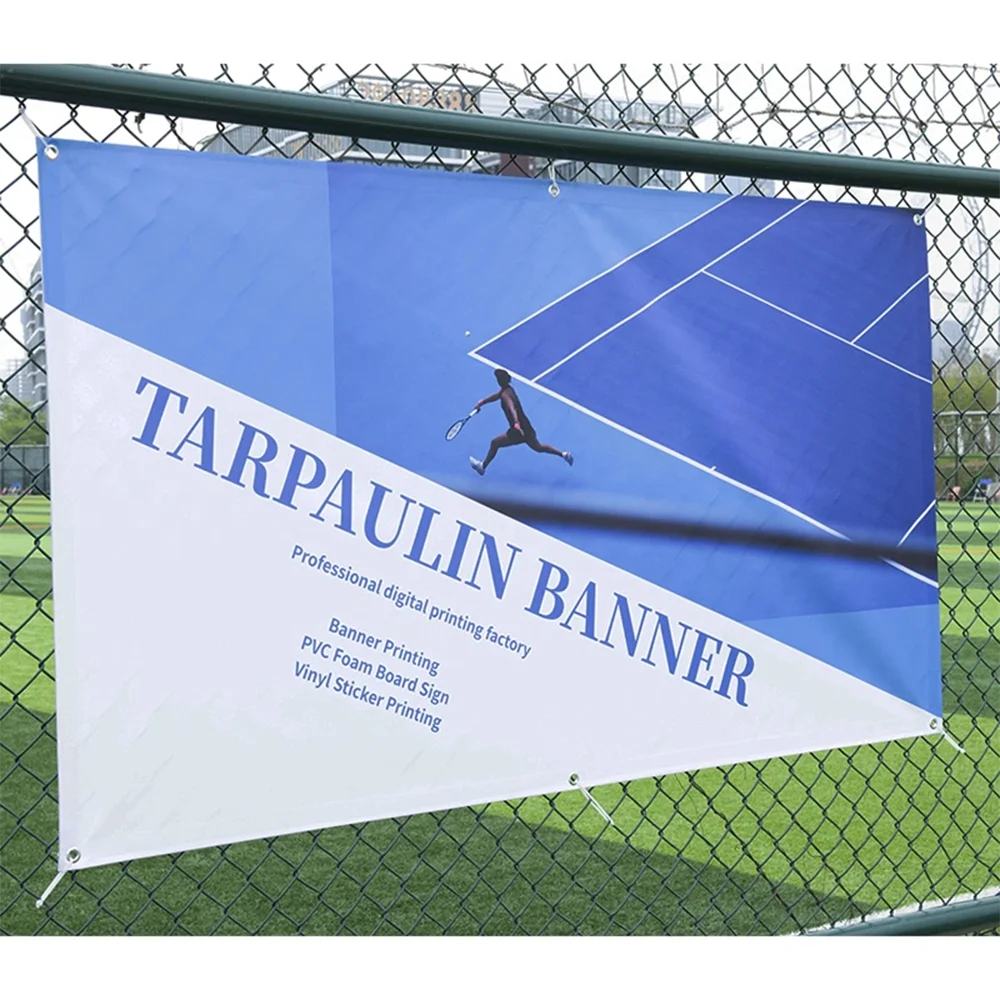 13oz Tarpaulin Banner 368gsm Waterproof Vinyl Banner Custom Glossy Pvc Banner for Propaganda