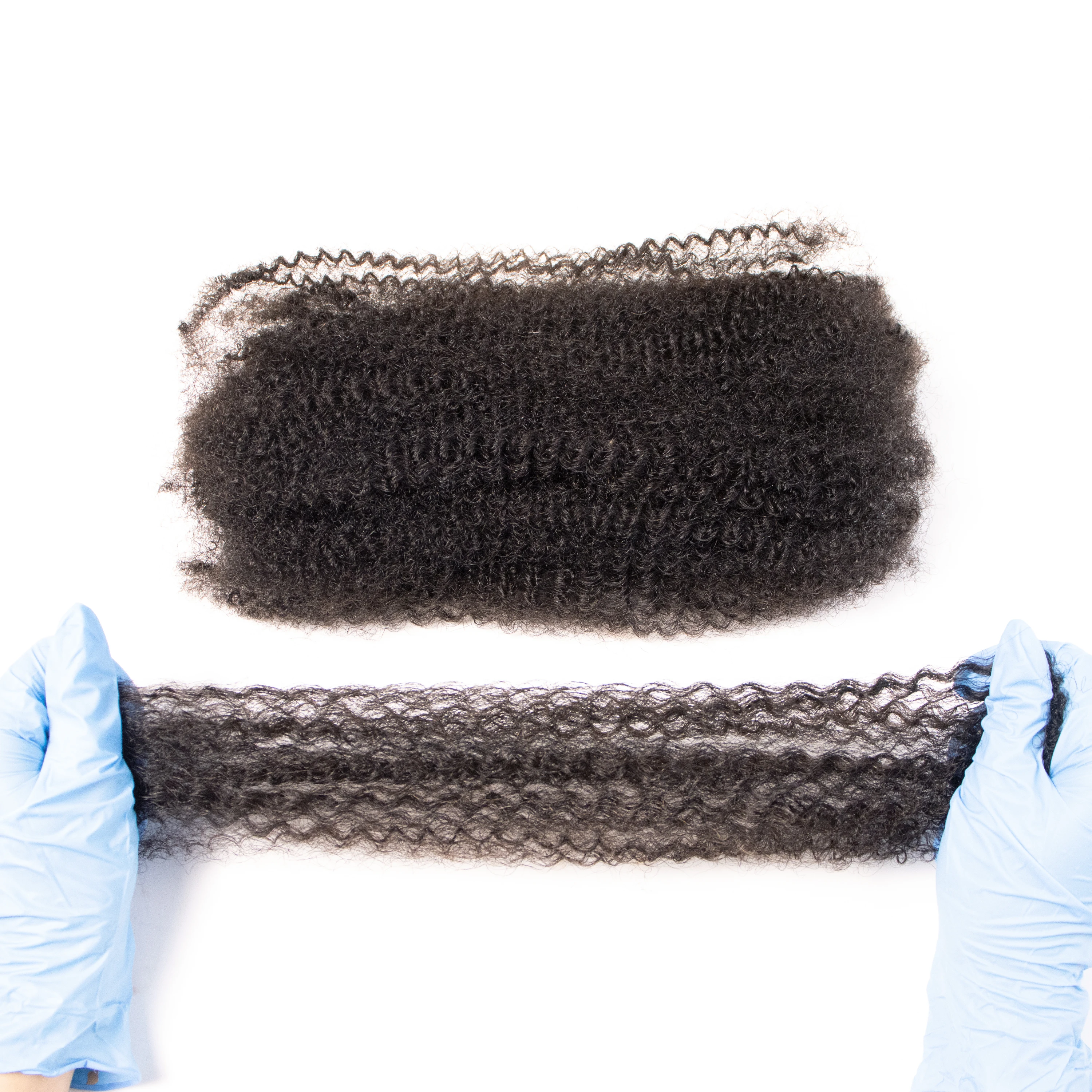 100% natural locks greffe pre stretched afro kinky bulk human hair for braids twists dreadlocks extensions