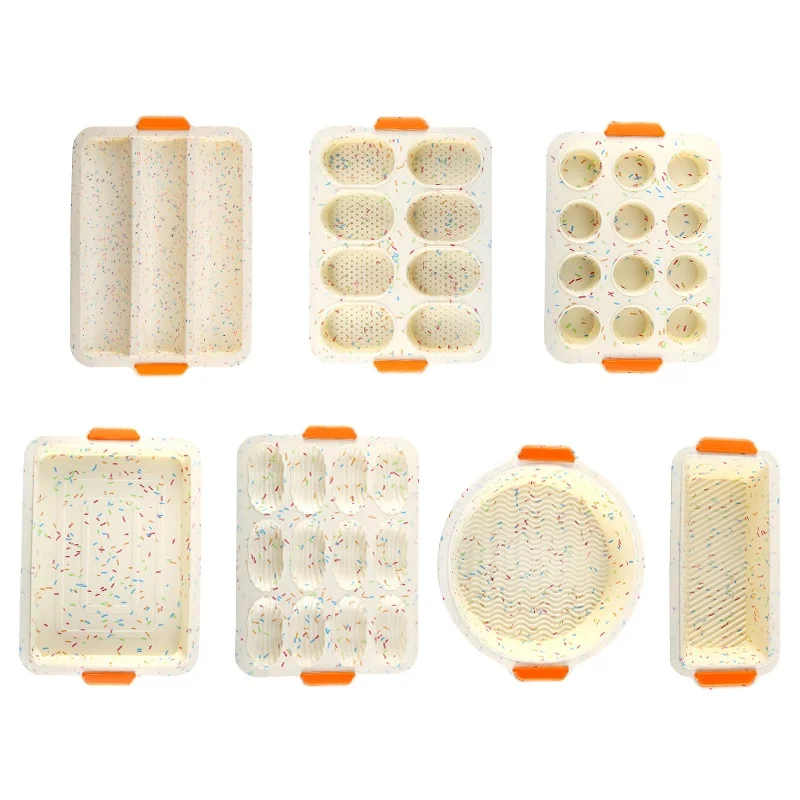 
 Антипригарная многоразовая формочка для кексов, силиконовая формочка для кексов для микроволновой печи  