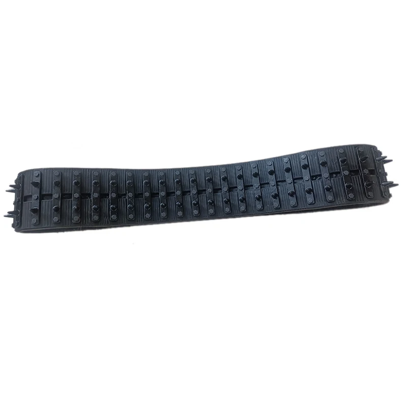 Lawn Mower Orchard All-Terrain Vehicle Rubber Track Chassis With Pointy Spikes