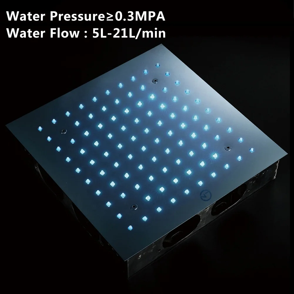 High Quality Wholesale Custom Cheap smart waterfall ceiling mounted   rain shower with led with high quality
