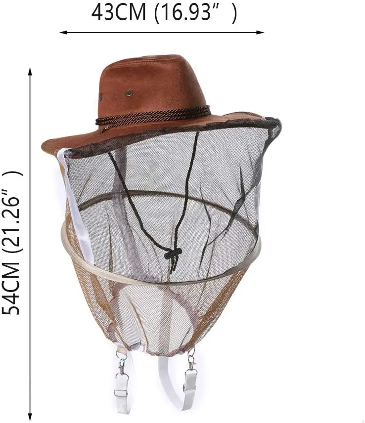 Beekeeping Equipment Beekeeping Hat Bee Veil Bee Hat Cowboy Beekeeping Hat