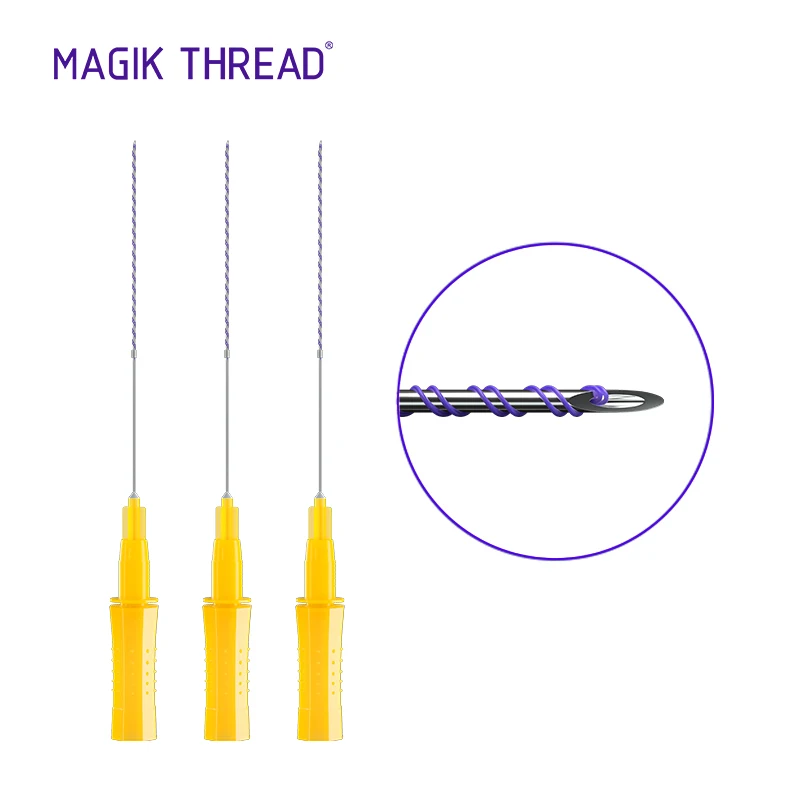 Magik Thread ce certificate fio de cosmetic face lifting mono thread korea pdo plla pcl tornado screw pdo thread