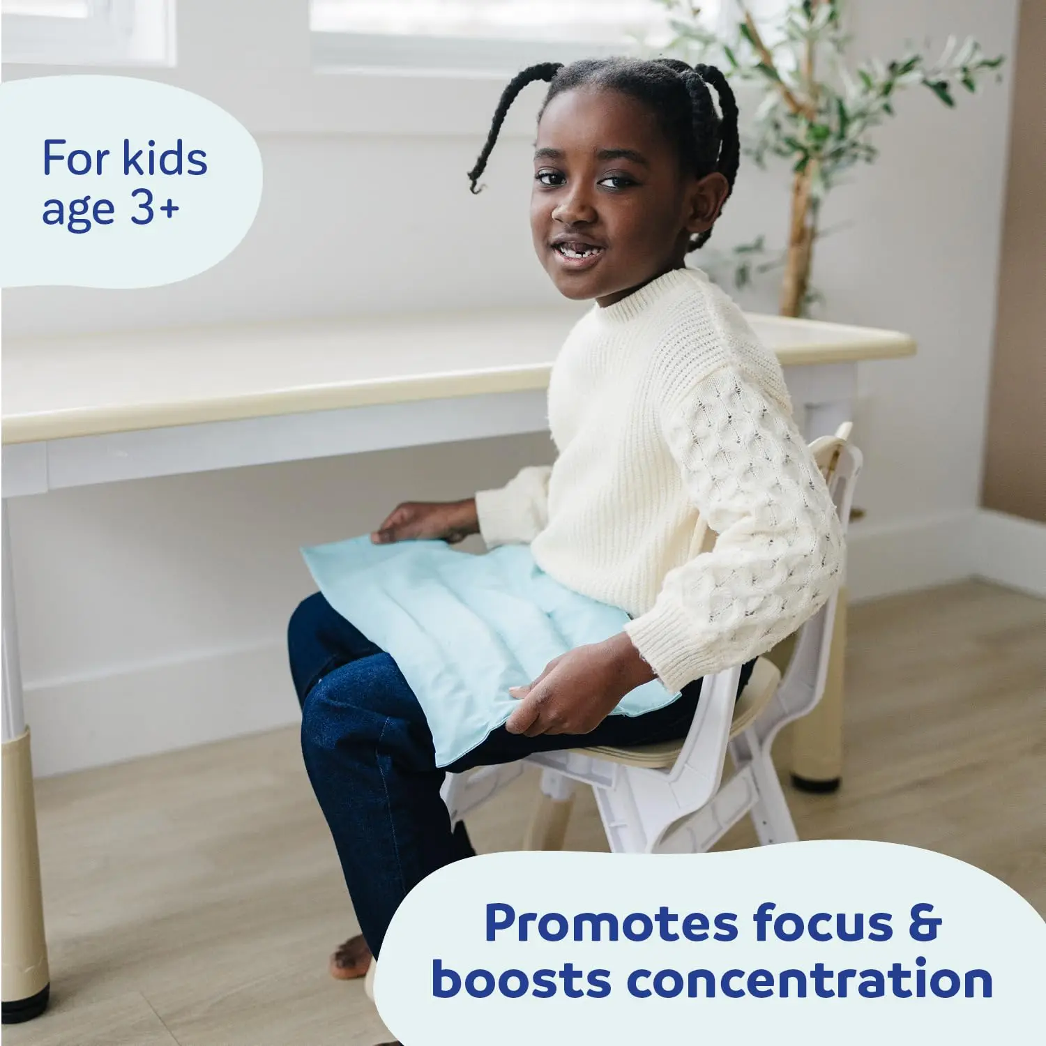 Relieves Stress Anxiety Therapy Integration Product Sewing Pattern Cotton Weighted Sensory Weighted Lap Pad For Autism Ahda