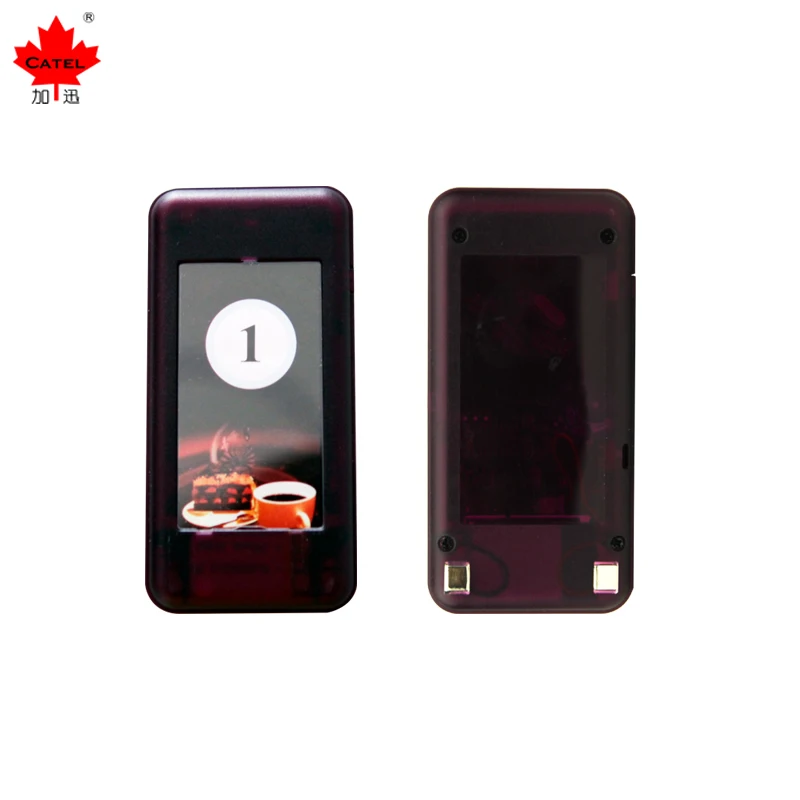 Catel wireless meal picking device CTP301 waiter Coaster Queue calling system 1 keyboard and 16 Pagers