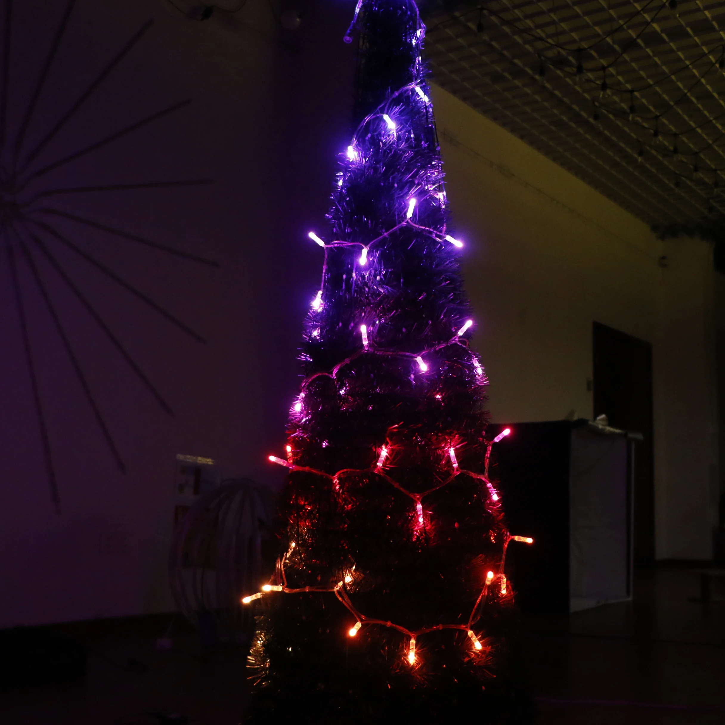 christmas decoration waterproof color changing rgb outdoor led string light