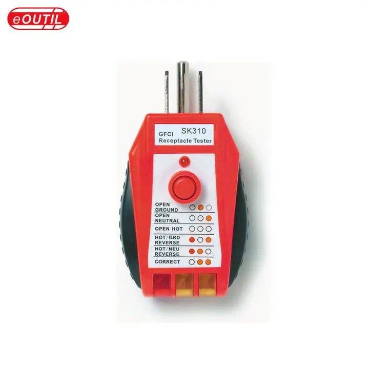SK310 Outlet Tester Electrical Wire Circuit analyzer Socket Tester AC test