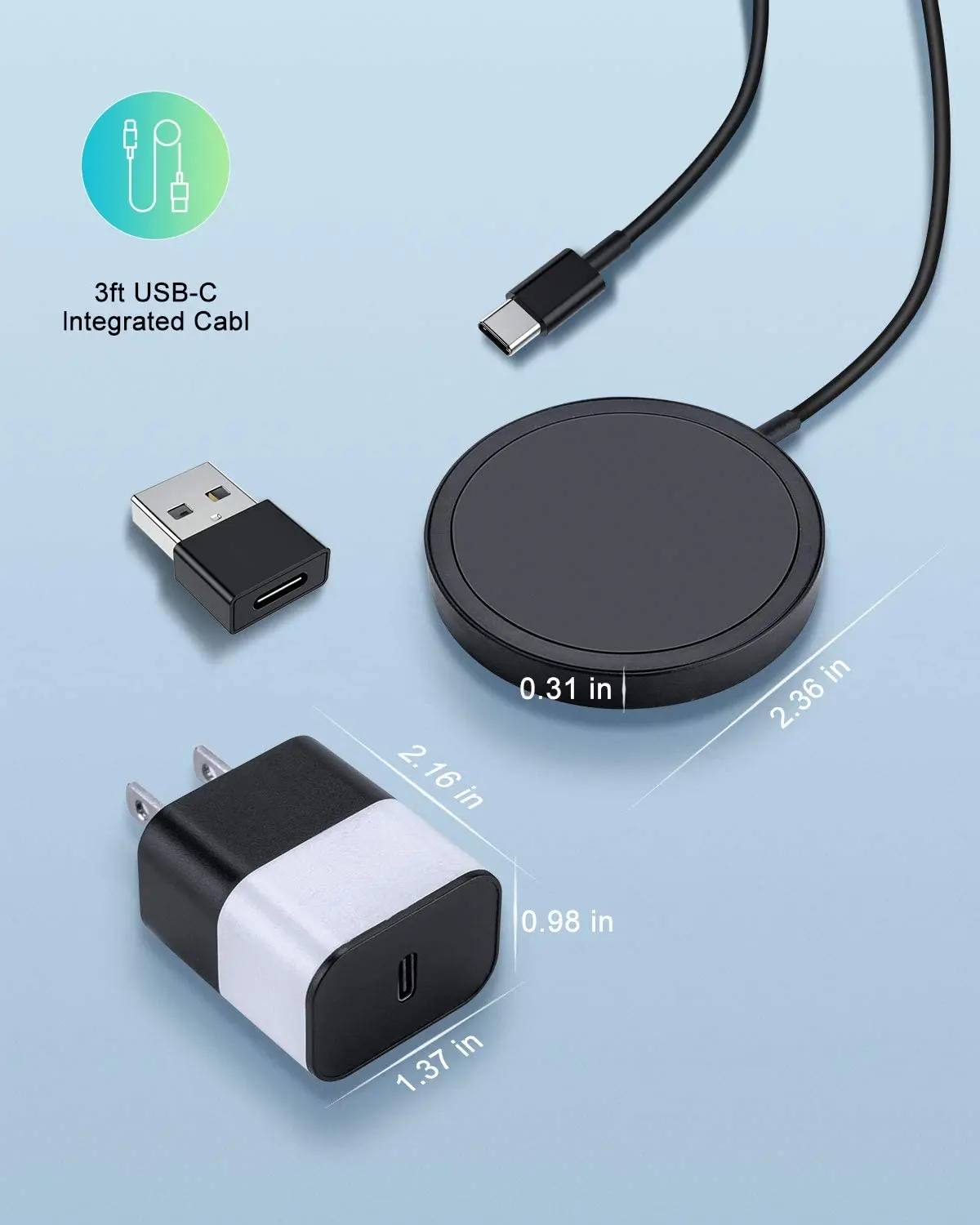 
Wireless Charger Magnetic 7.5W 10W 15W 3 in 1 Wireless Charger fast Charge For iPhone 12 pro type C fast charger set for ipods12 