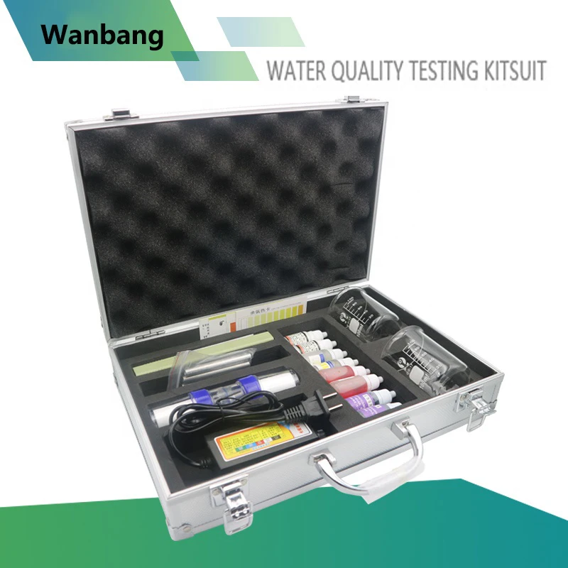 Water Quality Test Kit for Testing Many Different Parameters in Water Swimming Pool Water Test Meter and Reagents