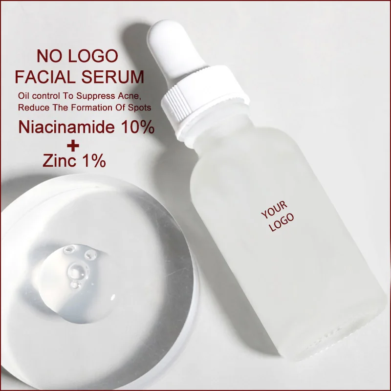 Beauty Skin Care Products Facial Serums VC Hyaluronic Acid Serum Private Label Niacinamide Zinc 1% Whitening Brighten Face Serum