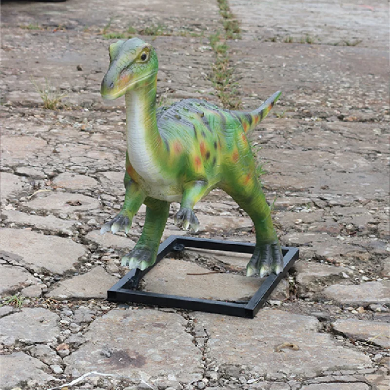 Large Custom Indoor Fiberglass Dinosaur Animatronic Model Life-Size Statue for Sale