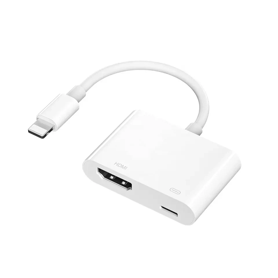 Light ning OTG Converter Adapter To HDMI Adapter TV 1080P HD Digital AV adapter Converter for iPhone Same Screen