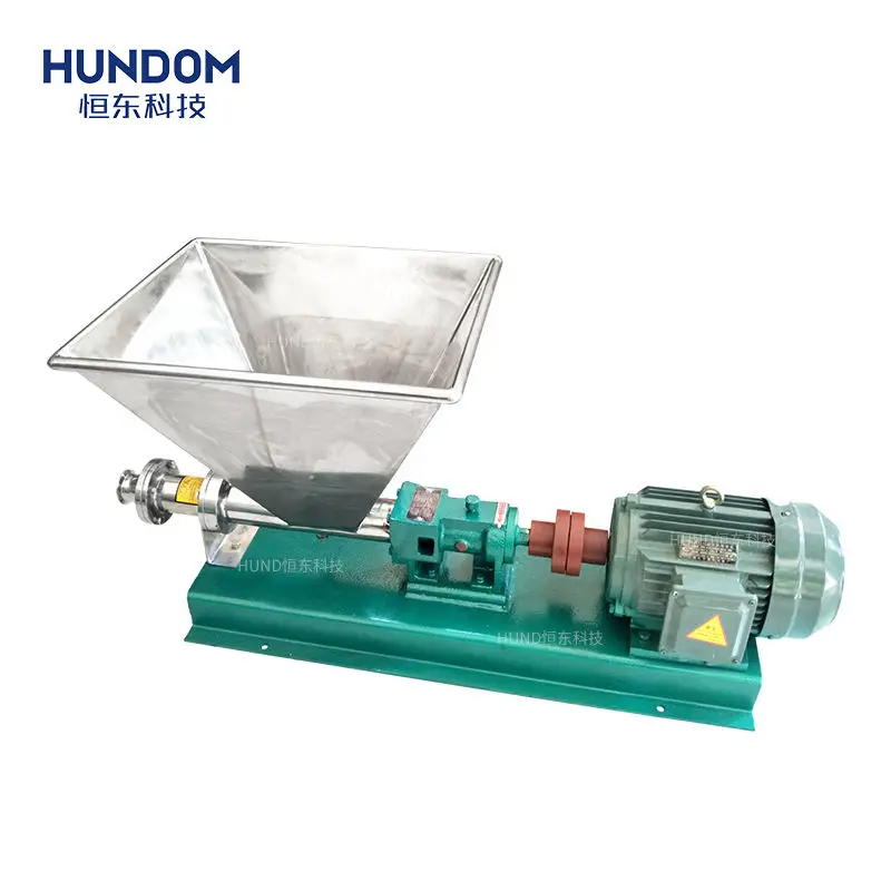 Industrial G Type Stainless Steel Viscous Liquid Paste Sauce Transfer Progressive Cavity Pump