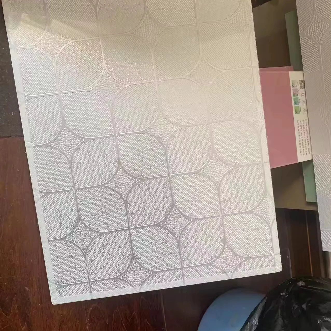 pvc gypsum ceiling board 7.0mm 8.0mm  pvc coated gypsum board