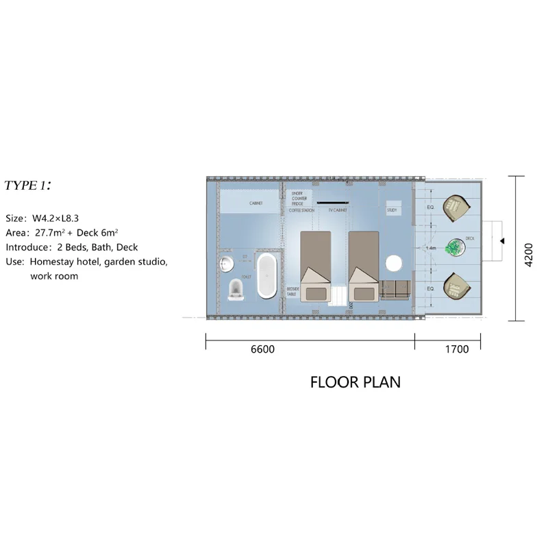 Professional supply disassembly and assembly mobile prefab house container color steel prefab house foldable prefab house