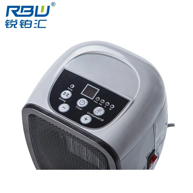 Overheat protection room desktop mini portable electric heater with 30 degree swing function