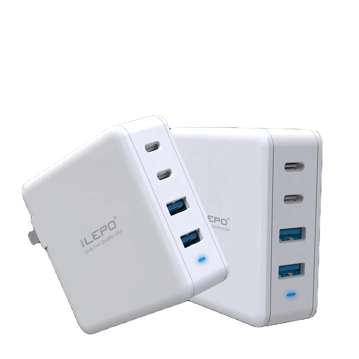 100W GaN Charger W-065 Phone Charger Fast Charging QC4.0 3.0 Type C Usb C PD 100W Gan Charger For MacBook Pro Air For iPad