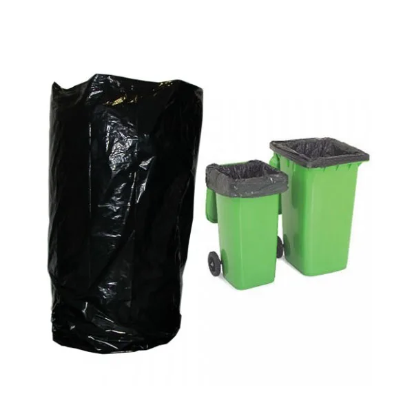 50PCS Trash Bag Leak-proof Heavy Duty Garbage Can Liner Rubbish Bag for Kitchen
