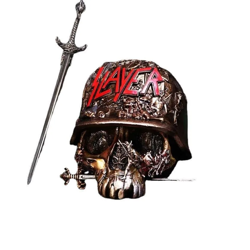 wholesale nemesis now skull Assassin Eagle Helmet Skull Logo Killer Skull Case Slayer