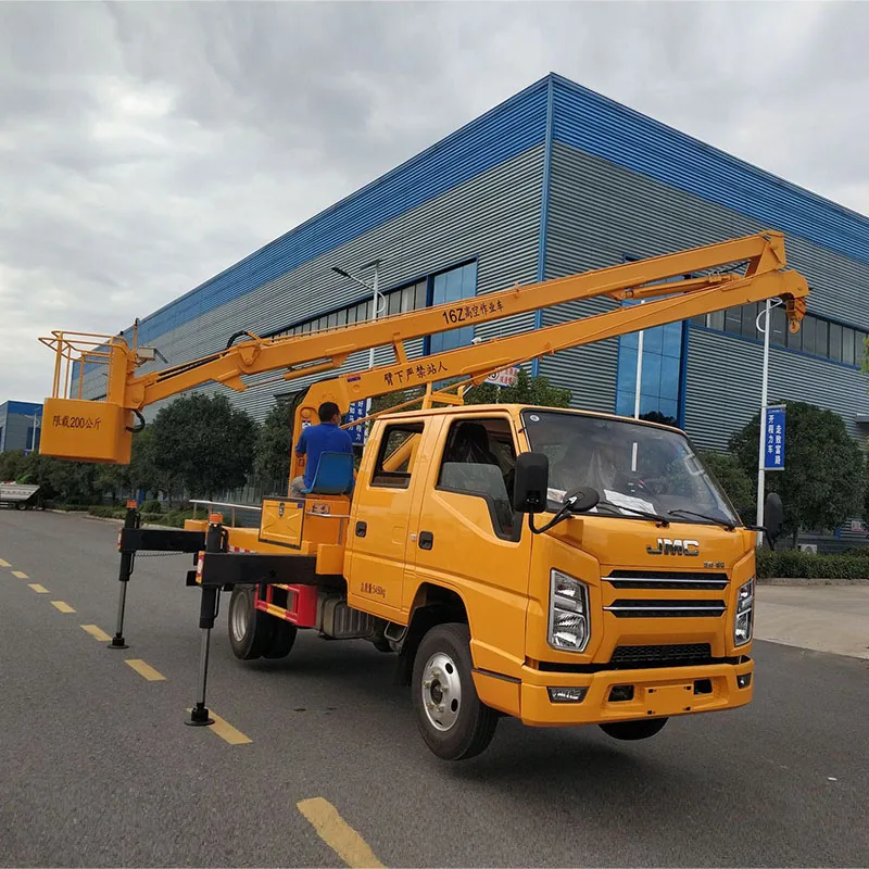 16m 18m Working Platform Lift Street Light Maintenance Type High-Altitude Operation Trucks for Sales