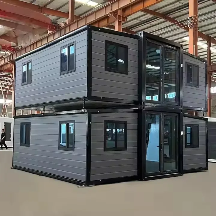 Rising Customized Design 20Ft Prefabricated High-end Villa Expandable Container House Prefab Portable Mobile Home With Kitchen